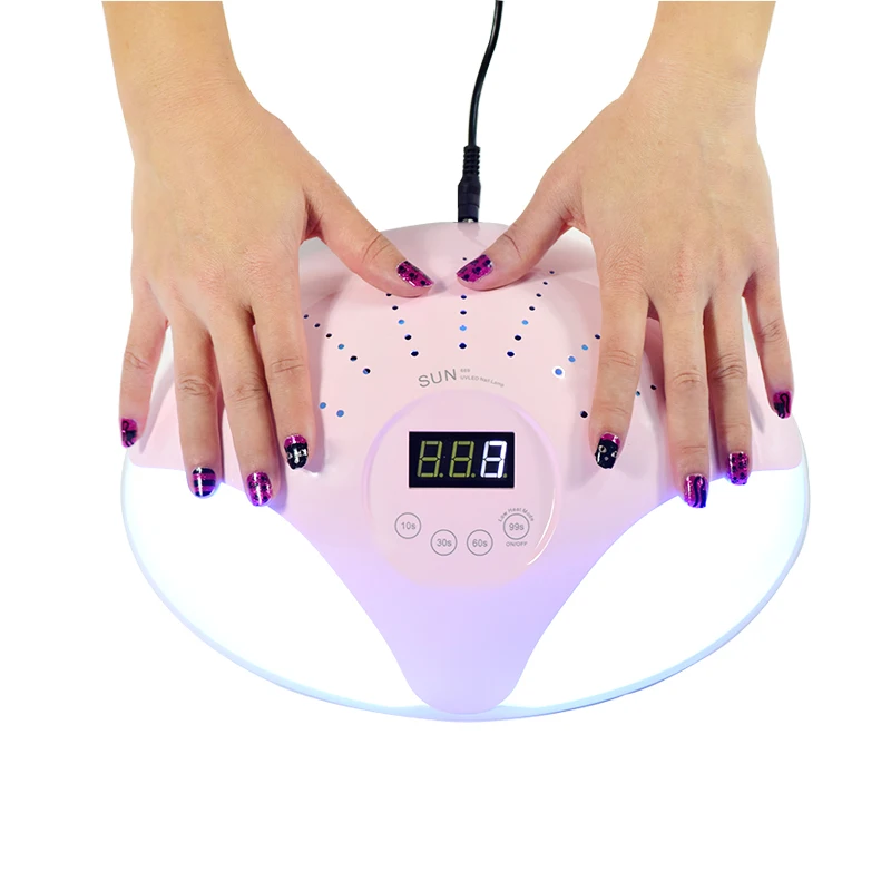 

Professional Nail Dryer 48W LED UV Both Hands Nail Curing Lamp with 4 Timers Setting Varnish Drying Lamps for Finger and Toe