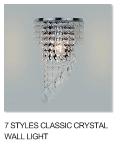 Luzes de Parede Luz para o Banheiro Feimefeiyou Lâmpada Parede Cristal Luminaria Casa Iluminação Sala Estar Moderna Abajur Led 12 Luminárias de parede