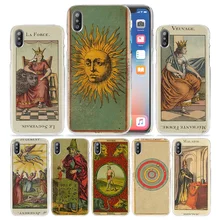 Чехол для чтения карт Таро для iPhone XS Max XR X 10 7 7S 8 6 6S Plus 5S SE 5 4S 5C 11 Pro Жесткий PC Роскошный чехол для телефона