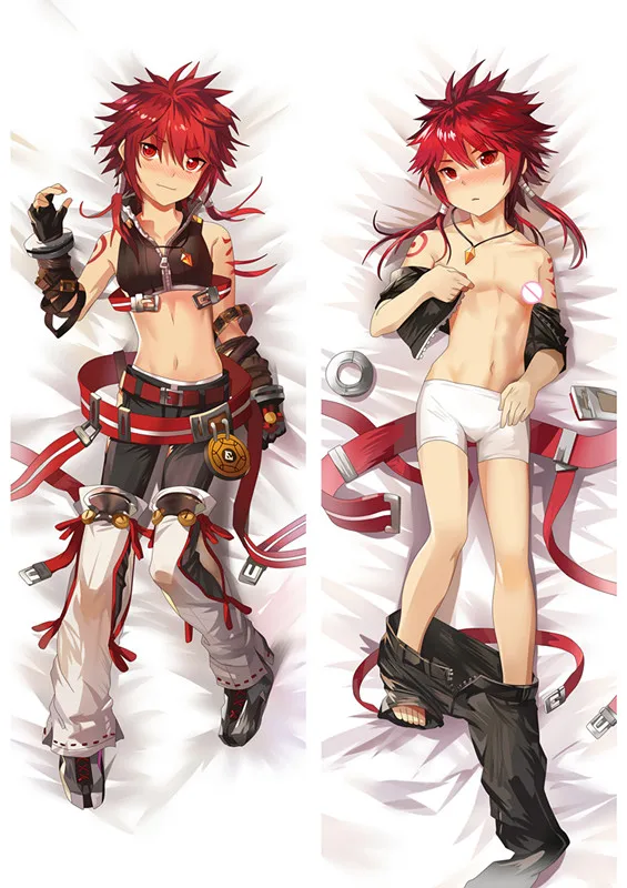 MMF Oct. 2018 популярная игра персонажи Elsword cool наволочка для подушки аниме