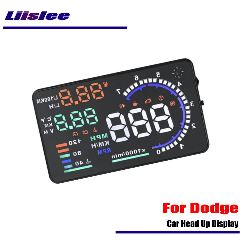 Liislee для Dodge Зарядное устройство Challenger OBD2 Предупреждение автомобильный коллиматорный Дисплей вождения экранный проектор-отражающий лобовое стекло