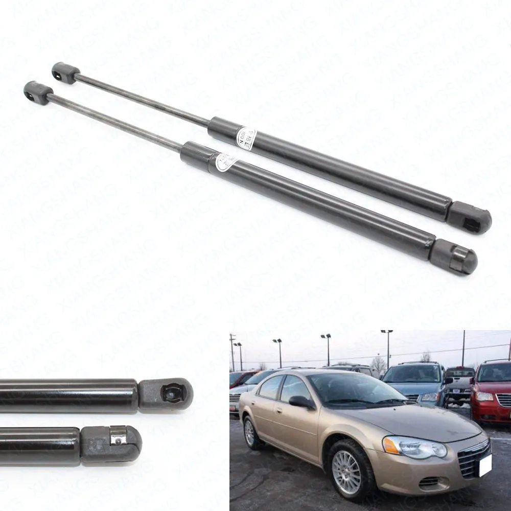 

2pcs Auto Door Trunk Boot Gas Charged Spring Struts Lift Support For 2001-2006 Dodge Stratus Chrysler Sebring Sedan 11.34 inch