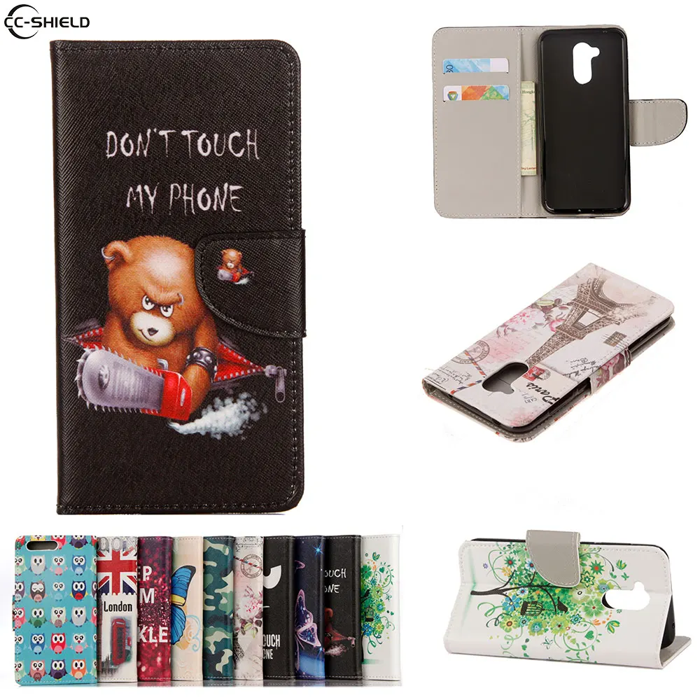 Flip Case For Huawei GR3 2017 GR 3 2017 Case Phone Leather Cover For Huawei Enjoy6s DIG-L21HN DIG L21HN Wallet Cases Soft Coque