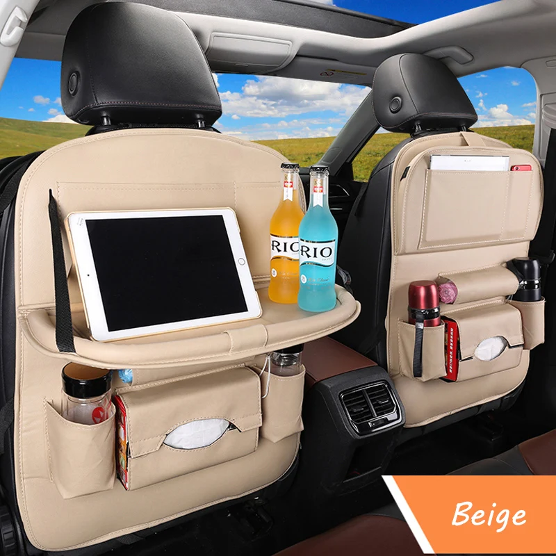 

Tancredy 2018 New Universal Car Seat Storage Bag Hanging Bags Car Seat Back Bag Travel Box Pocket Multifunction Storage Box