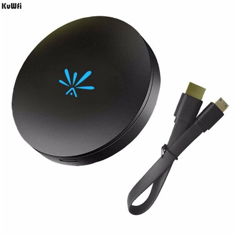 KuWFi tv Stick 2,4 GHz HD HDMI видео WiFi дисплей HD экран зеркальное отображение ТВ беспроводной ключ приемник для Google Chromecast Android