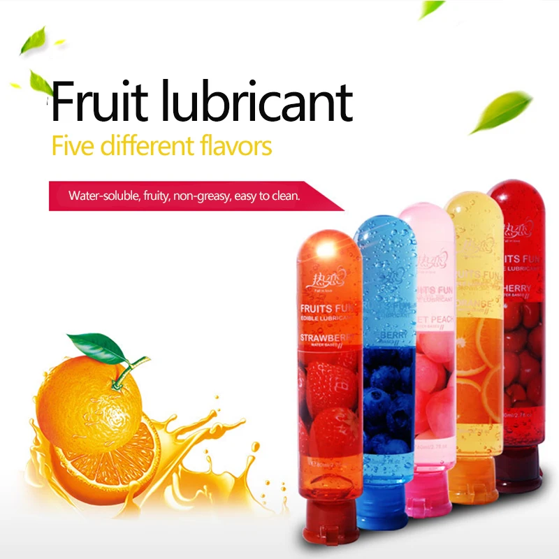 80Ml Sapore Di Frutta Acqua Souble Lubrificante Anale Lubrificante Sessuale Per Vibratore Del Sesso Gel Olio Vaginale Grasso Per Adulti Orgasmo Dick N