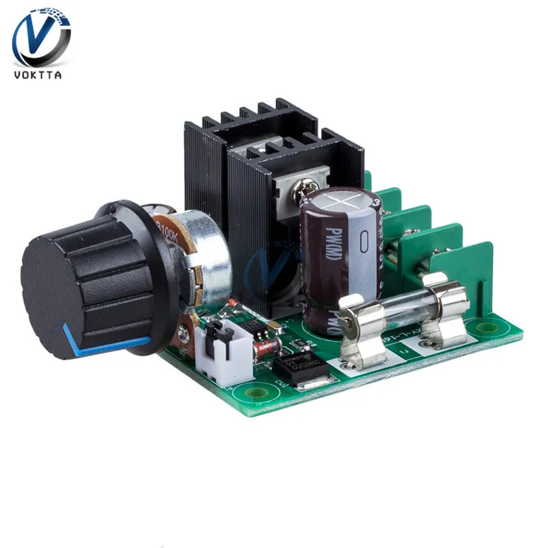 

12V-40V 32V 10A Auto PWM DC Motor Speed Controller Regulator Governor Volt Regulator Dimmer 400W Board Module with Knob Switch
