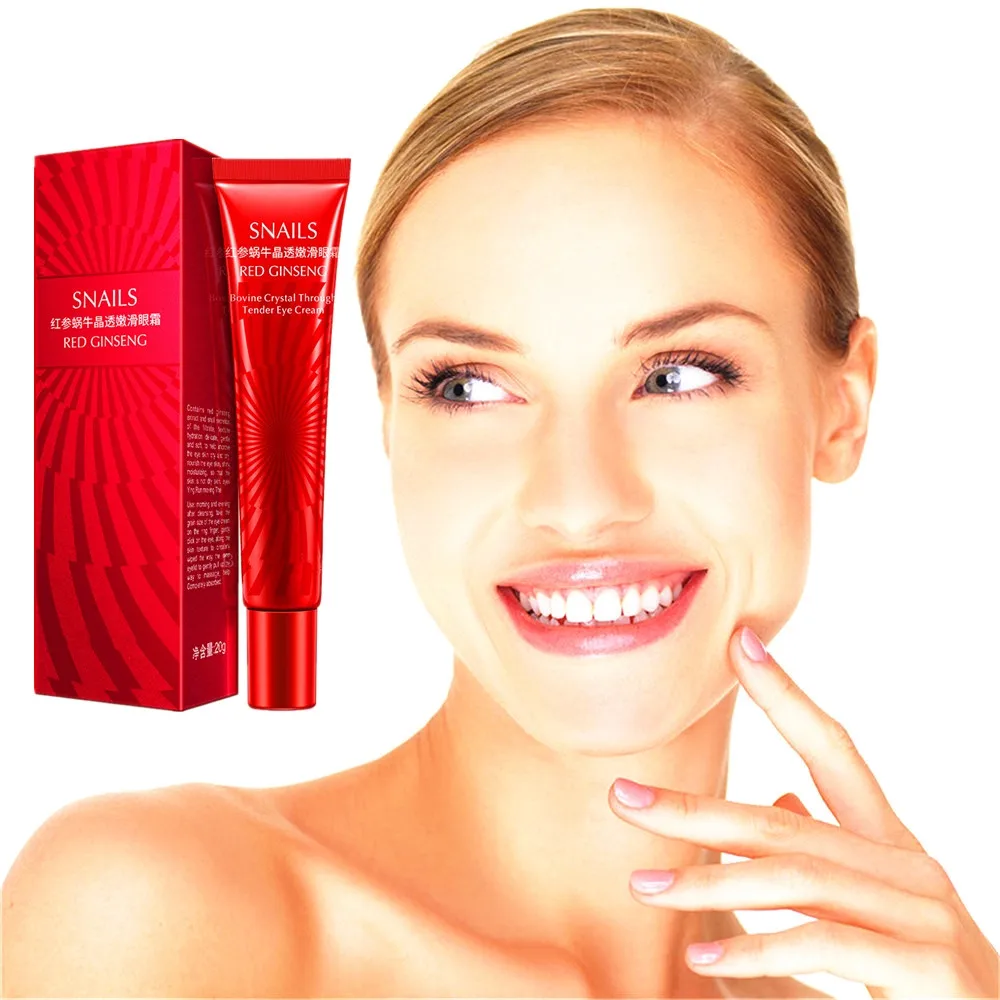 

DISAAR Nature Red Ginseng Eye Patches Vitamin E Ageless Eye Cream Prevent Eyelid Drooping Remove Dark Circles Skin Whitening