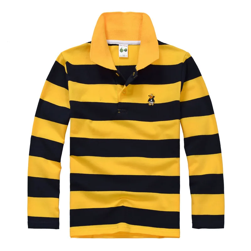 

2019 Cotton Children's Long-sleeved T-shirt Small Medium and Large Children's Class Service Shirt 0-16 Years Old