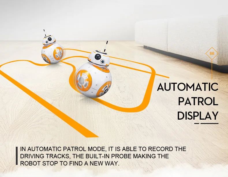 Быстрая Умный Робот Star Wars BB8 с экшн-фигурой звук подарок игрушки BB-8 мяч робот 2,4 г пульт дистанционного управления рождественские подарки