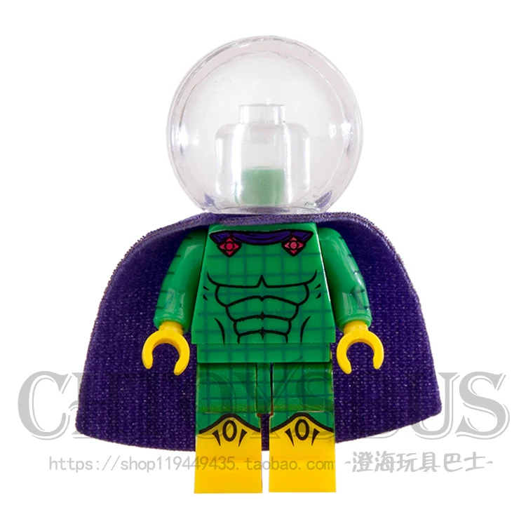 Goedkoop SingleSale Mysterio Quentin Beck Amazing Spider Man SUPER HEROES minifig Monteer DIY Bouwstenen Kinderen Speelgoed Geschenken