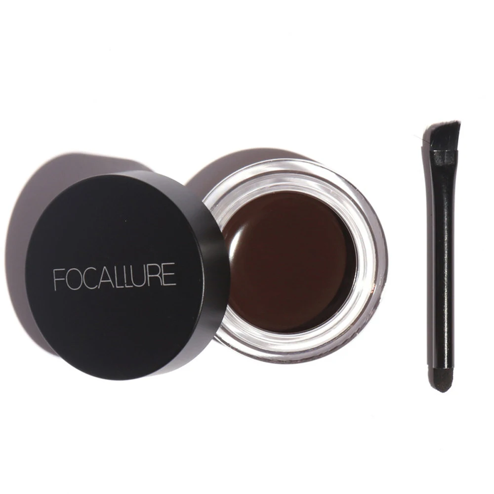 FOCALLURE карандаш для бровей, гель для бровей, косметика, макияж, окрашивание бровей, гель, водостойкая тени для бровей с кистью для макияжа
