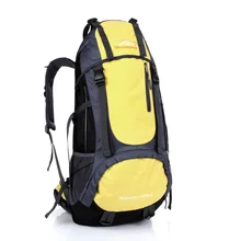 NPASON 2019 50+5L Men Backpack Waterproof Climbing Hiking Rain Cover Bag Camping Mountaineering Backpack Sport Outdoor Bike Bag free knight 60l waterproof climbing hiking backpack rain cover bag camping mountaineering backpack sport outdoor bike bag