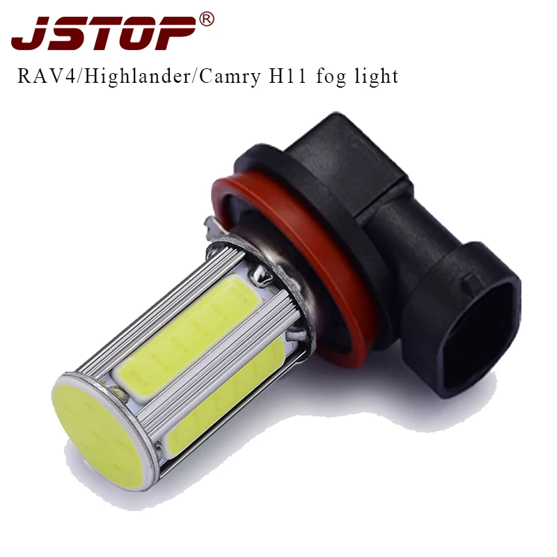 

LightRAV4 Highlander Camry led fog light fog lamps 24V H11 COB lamp 12V car canbus fog light led External Lights 6000K fog light