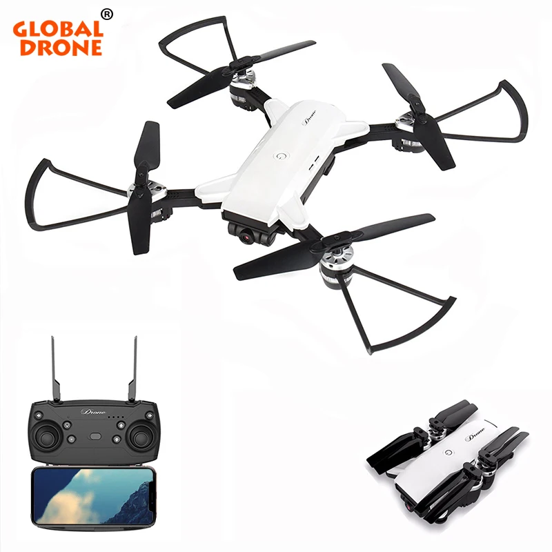 

Global Drone RC Selfie Drones with Camera HD Wide Angle Foldable Altitude Hold Quadcopter Remote Control Quadrocopter VS SG700