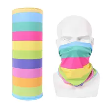 14 видов стилей унисекс бесследный волшебный шейный шарф карамельный цветной мультфильм животное повязка-труба ледяной шелк Велоспорт тюрбан бандана с изображением масок для лица