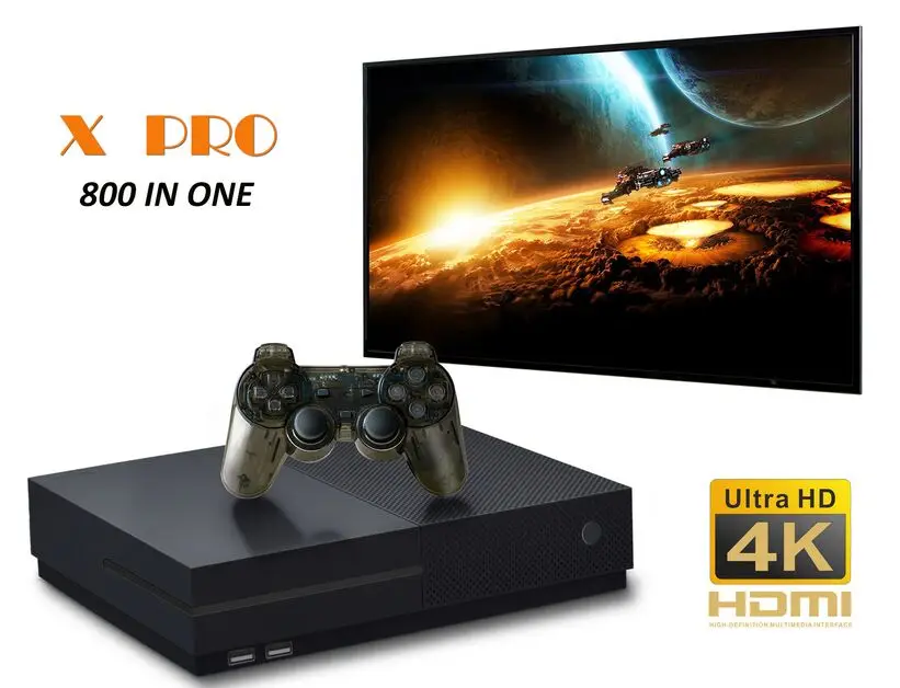 Consola de videojuegos Retro salida Hdmi 64 бит 4K con 800 clagos la familia consola juegos 4G|Портативные игровые