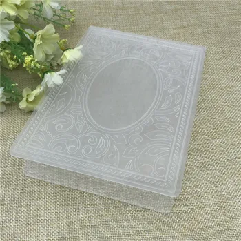 

Oval pattern DIY Plastic Embossing Folders for DIY Scrapbooking Paper Craft/Card Making Decoration Supplies