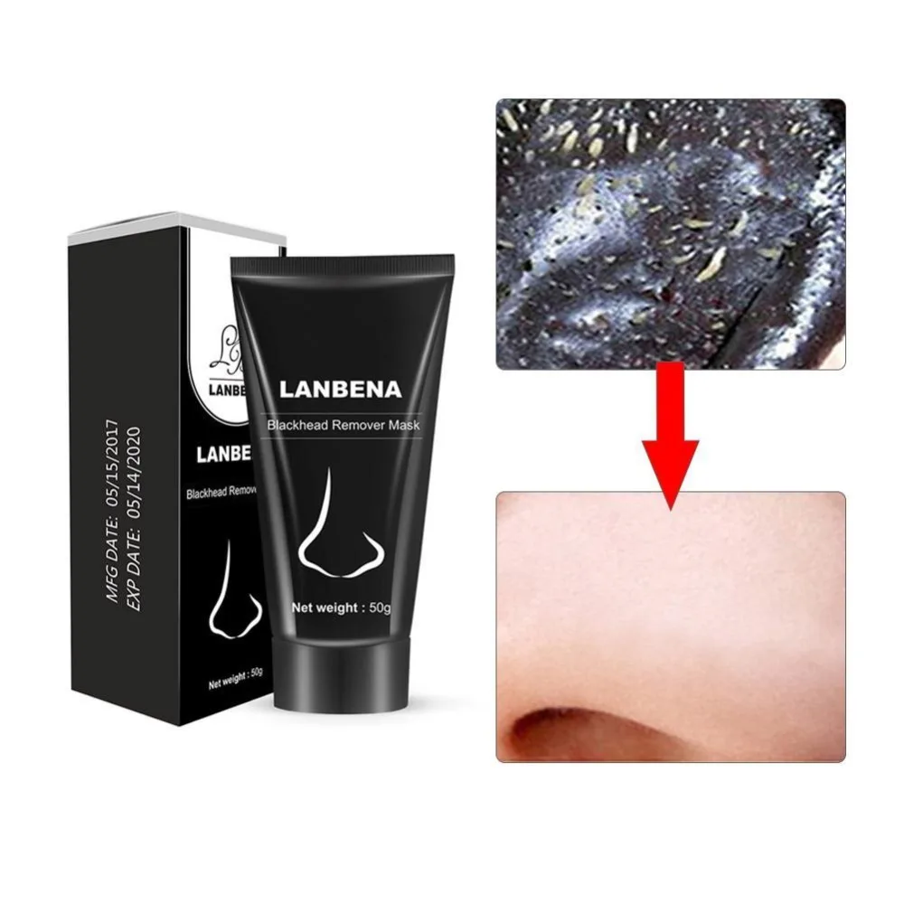 

Black Mask Blackhead Face Mask Remover Nose Mask Deep Cleansing Strawberry nose Acne Treatment Pore Cleanser Face Care