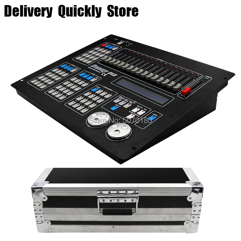 

Show Time Stage light DMX 512 Master console New Sunny 512 DMX Controller with flycase good use for led par beam moving head