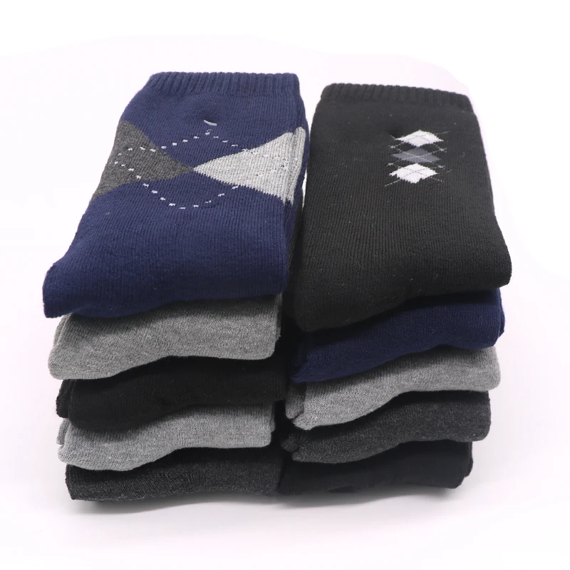 2 пары Для мужчин носки красочные геометрические Chaussettes Homme много Calsetines Hombre носки Для мужчин зимние Термальность носки Art Meias Chaussette