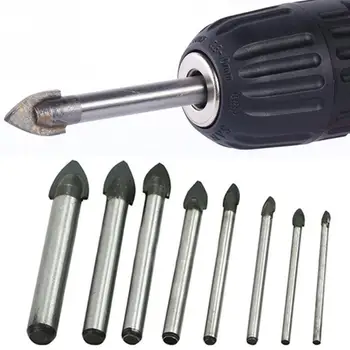 

Glass Marble Porcelain Spear Head Ceramic Tile Drill Bits Set 1 pcs 3/4/5/6/8/10/12/14mm Spade Drill Bit