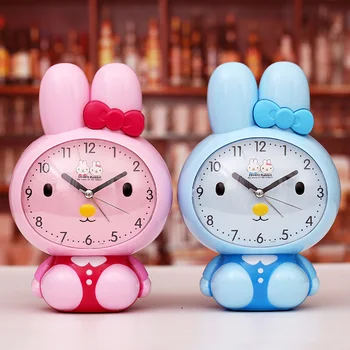 

Originality Cartoon Animals Clock Lovely Children Clock Student Children Cartoon Bedroom Night Light Alarm Clocks 3DNZL13