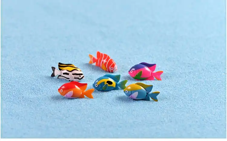 Colorful Fish Fairy Garden Miniatures Gnomes Craft Terrariums
