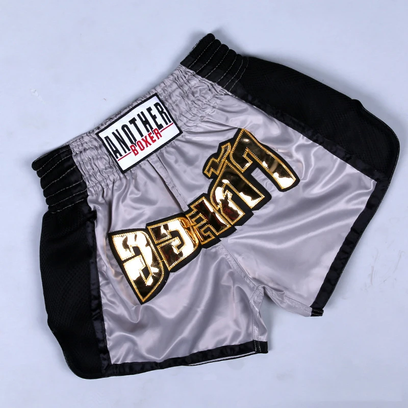 Men Grappling Muay Thai Children MMa Fight Sanda Kick Boxing Fitness Shorts Boy Girl Trunks Kids Women Kickboxing Training Pants