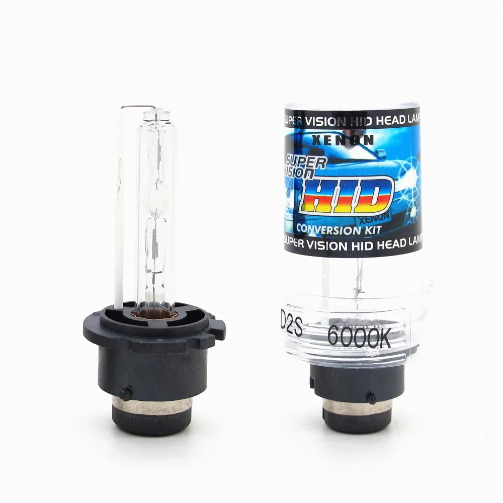 

ANBLUB 1pair 35W HID Xenon Light Lamp 12V D2S 4300K 5000K 6000K 8000K 10000K 12000K Auto Headlamp Light Xenon Bulb