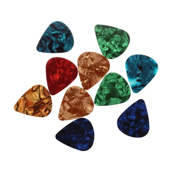 

Wholesale 5X 10 pcs Stylish Colorful Celluloid Guitar Pick 0.71mm