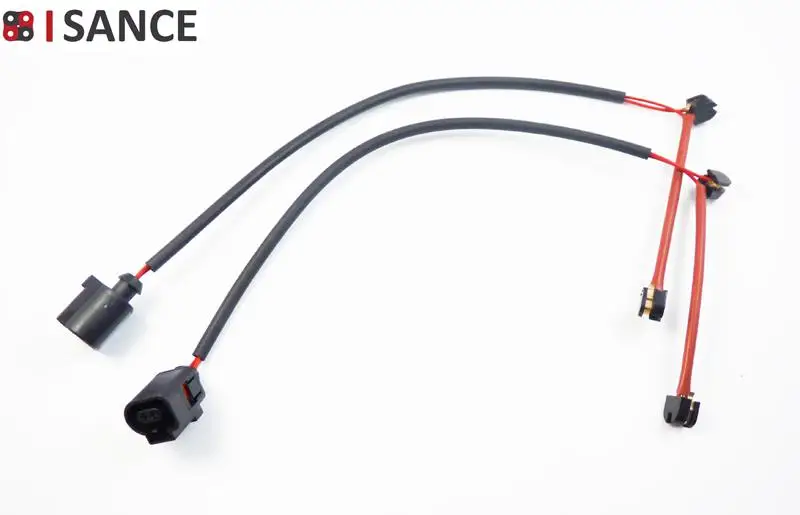 ISANCE 2 шт. передний Датчик тормозных колодок 7L0907637 95561236500 для Audi Q7 Porsche Cayenne VW Touareg 2003 2004 2005 2006 2007-2010