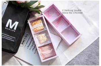 

Pink colour Marble Design Paper Cake Box Chocolate Party Cookies Box Gift Box 50pcs/lot Free shipping
