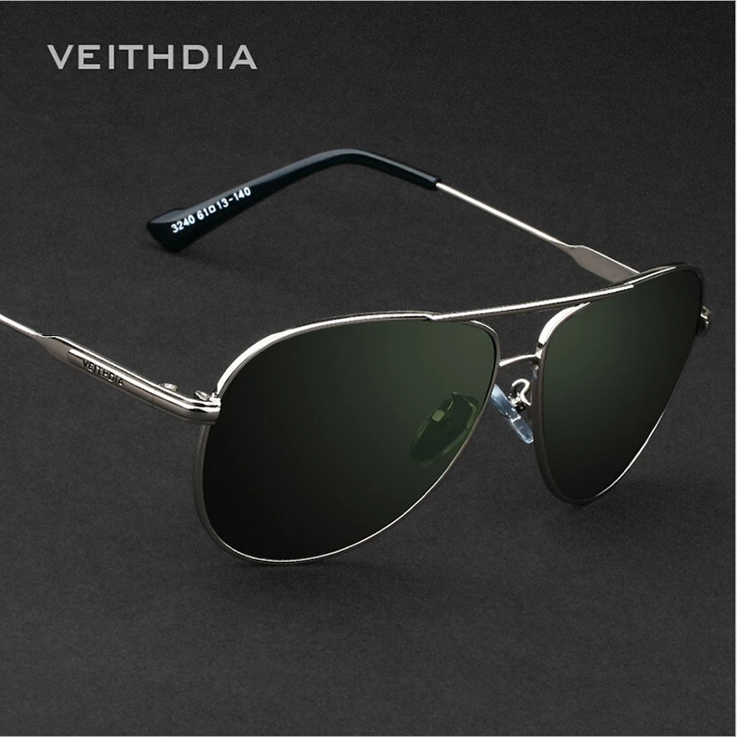 Veithdia Brand Design Sunglasses Men Polarized Uv400 Eyes Protect Driver Exercise Coating Sun
