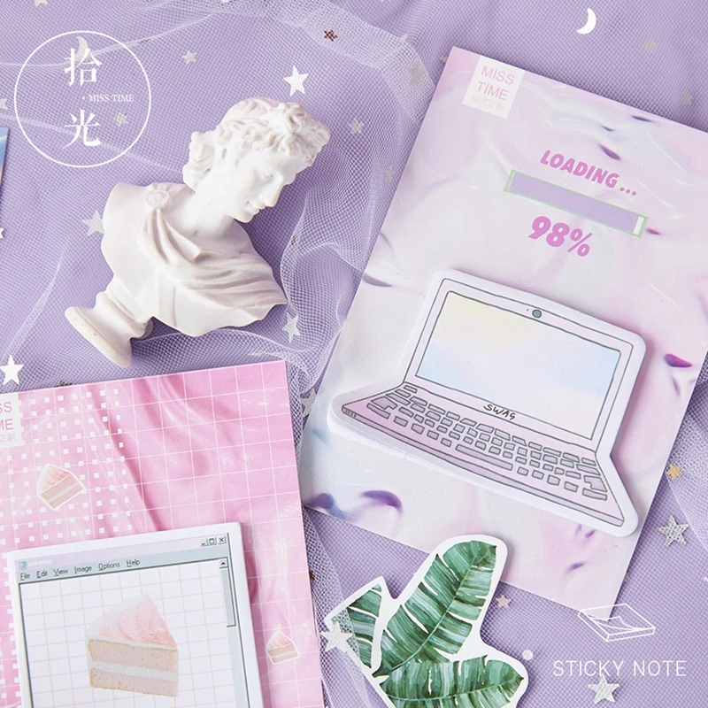Kawaii ins Стильный блокнот для заметок для девочек розовый ежедневный блокнот для заметок портативный блокнот милые канцелярские принадлежности