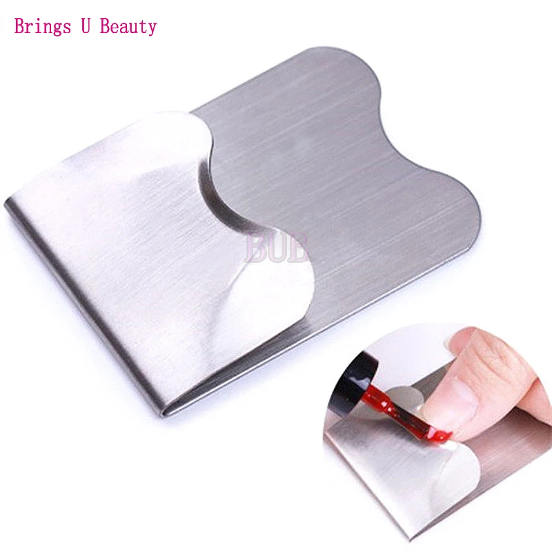 

Stainless Steel Nail Chair Assistant Tool Easy Make French Nails Manicure Nail Art Tool for Pink and White Smile Line Drawing