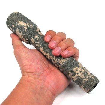 

Waterproof Hunting Camouflage 1Pc 5cm*4.5m Camouflage Stealth Tape Elasticity Outdoor Hunting Shooting Tool Hunting Accessories