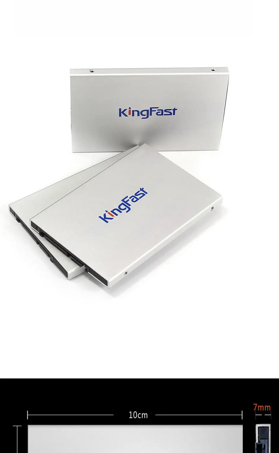 F6 Kingfast 2," внутренний 32 Гб 60 Гб 128 Гб SSD 7 мм Металл для ПК ноутбук Настольный SATAIII 6 Гбит/с HDD твердотельный жесткий диск