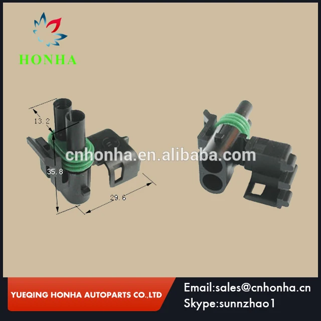 Free shipping 10 sets 12015792 for delphi 2 Pin WAY WATERPROOF Vehicle ELECTRICAL WIRE CABLE CONNECTOR PLUG DJ3021-2.5-21