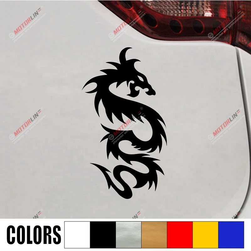 Chinese Dragon Tribal Decal Sticker Car Vinyl pick size color no bkgrd a | Автомобили и мотоциклы