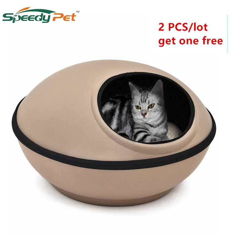 Domestic Delivery Soft Cat Bed Warm Sleeping For Kitten With Zipper Removable Nest Kennel Puppy Product | Дом и сад