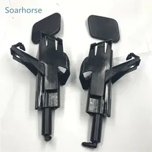 Soarhorse Car Headlight Washer spray nozzle water Jet Nozzle with cover cap fit for nissan Qashqai J10 2009 2010 2011 2012 2013