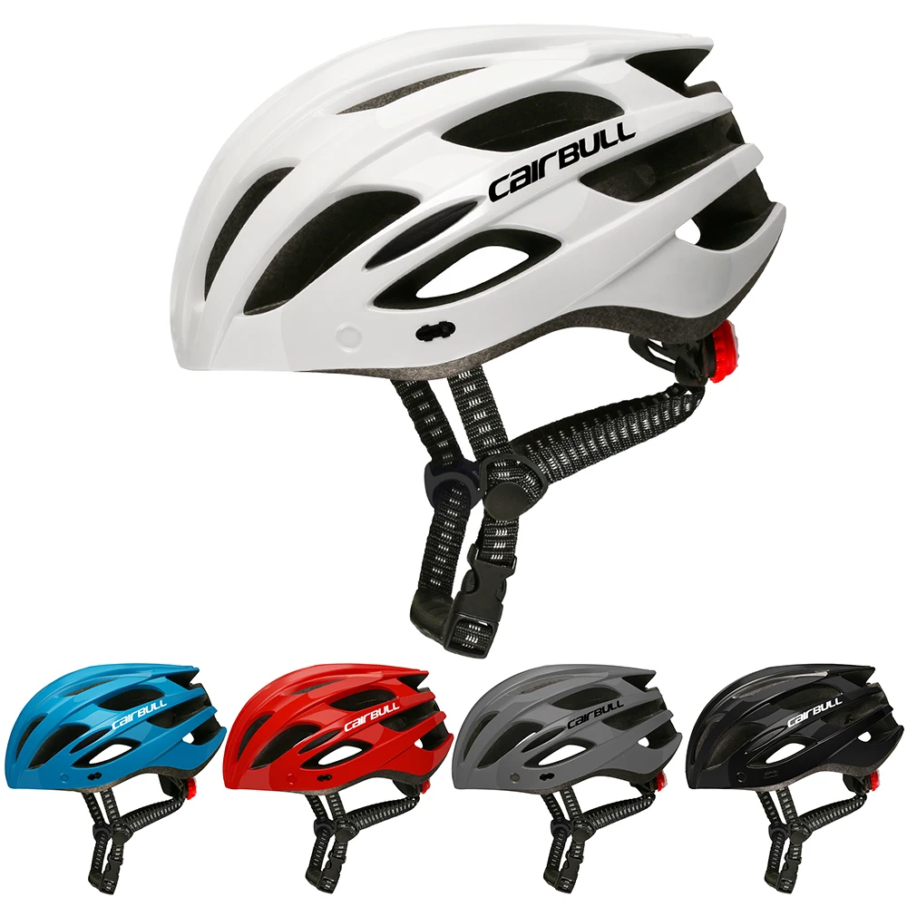 

Mountain Road Bike Helmet with Safety Light Removable Visor Goggles Cycling Bicycle Safety Helmet for Road Mountain Bike