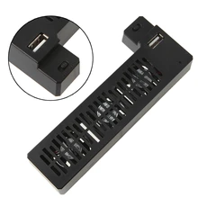 OOTDTY 5V 3-вентилятор Внешний Super Turbo USB охлаждения Вентилятор Кулер для х игровой консоли