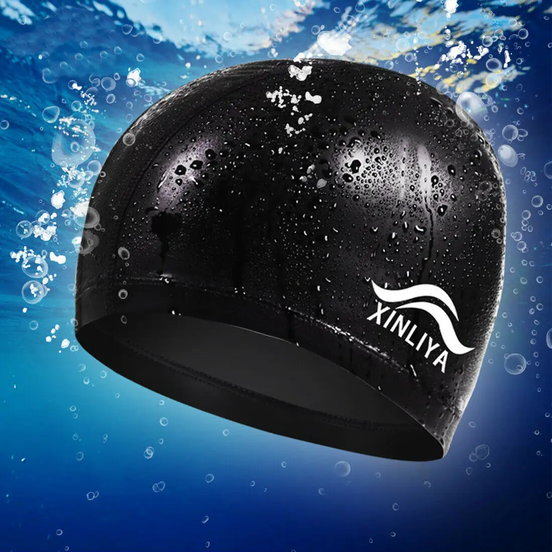 

Hot Summer Unisex Swimming Swim Solid Cap Flexible Durable Elastic Bathing Swimming Hat Caps Wholesale