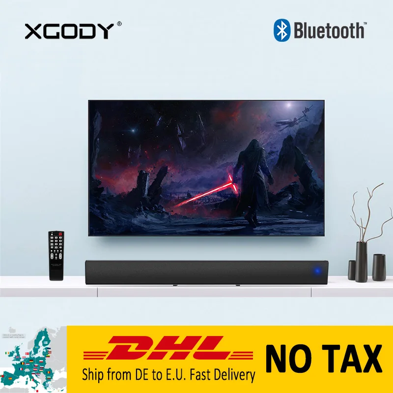 XGODY 1013A Bluetooth Speaker for TV iPhone Android Phone Aux-In RCA Home Theater Soundbar Subwoofer Wireless Speaker Dual Bass XGODY 1013A Bluetooth Speaker for TV iPhone Android Phone Aux-In RCA Home Theater Soundbar Subwoofer Wireless Speaker Dual Bass