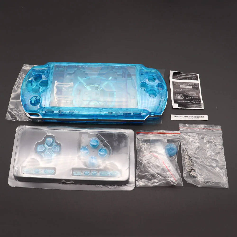 For PSP3000 PSP 3000 Game Console replacement full housing shell cover case with buttons kit