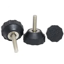 4 шт. M10 ножка, регулируемая резьбой чашки нейлоновая основа мебельные колодки винт выравнивание ног стол стул диван поддержка ног пол протектор