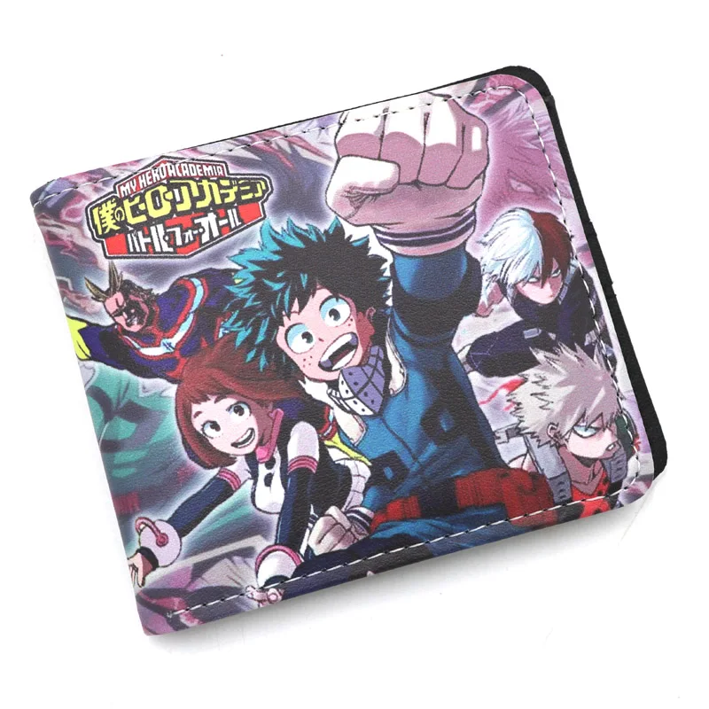 Аниме My Hero academic Card Holder кошельки горячая Распродажа кожаный кошелек косплей