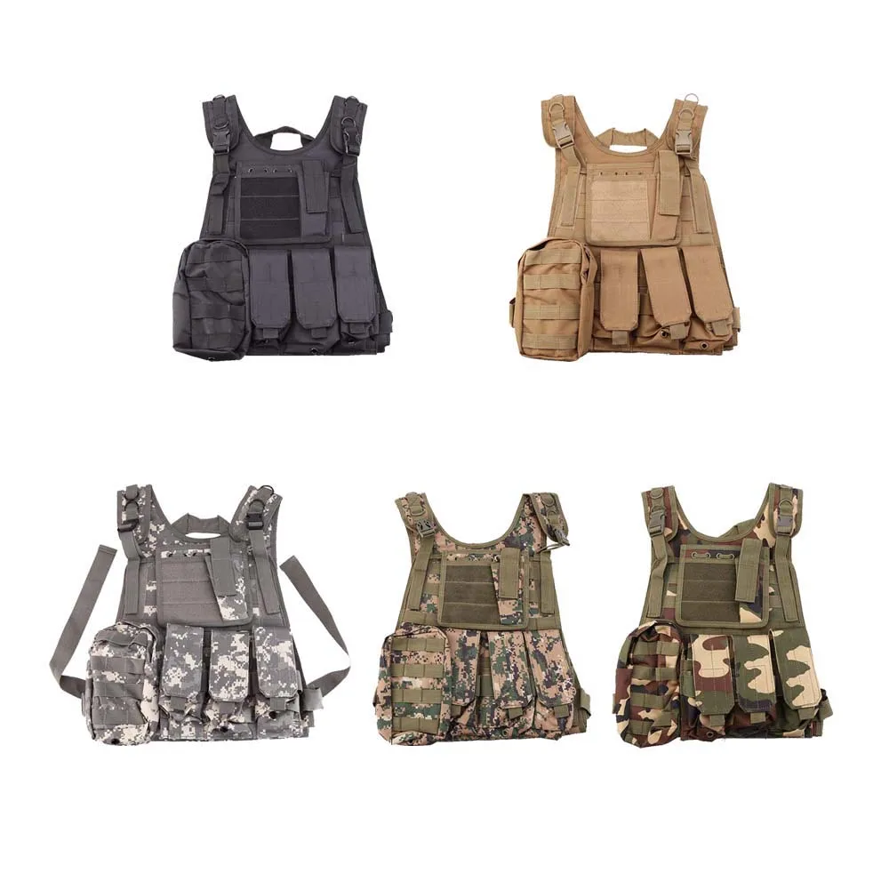 

SWAT Airsoft CS Paintball Tactical Hunting Combat Assault Vest Outdoor Training Hunting Waistcoat Military Vest Safety Clothing